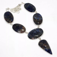 Ожерелье с камнем содалит DJ-11815