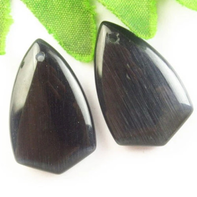 Подвески с камнем кошачий глаз H76143