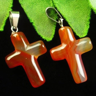 Подвескки с камнем агат H84996