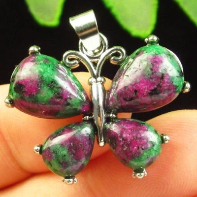 Подвеска с камнем фуксит H84941