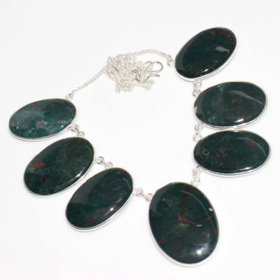 Ожерелье с камнем гелиотроп YES-80043