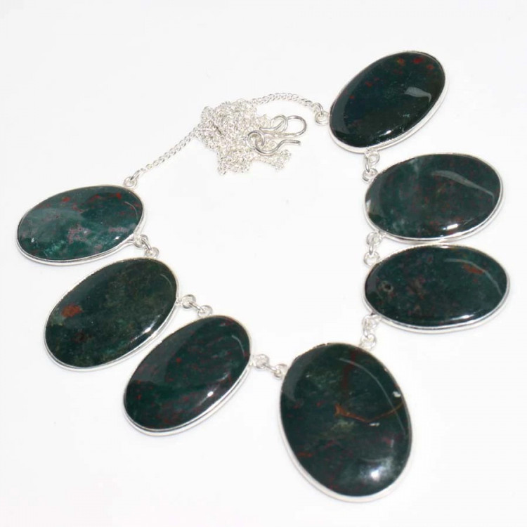 Ожерелье с камнем гелиотроп YES-80043