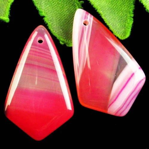 Подвески с камнем агат H01759