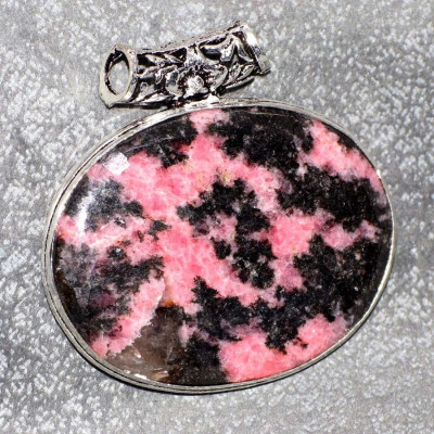 Подвеска с камнем родонит YES-98397