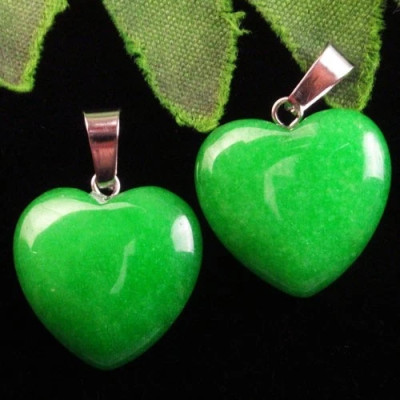 Подвески с камнем жадеит H84703