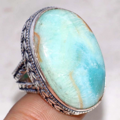 Кольцо с камнем геммиморфит, 17 размер YES-92521