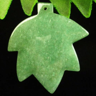 Подвеска с камнем зеленый авантюрин H85116