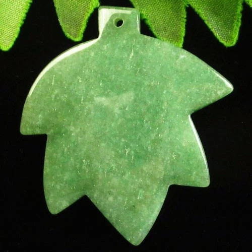 Подвеска с камнем зеленый авантюрин H85116