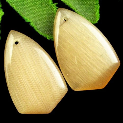 Подвески с камнем кошачий глаз H02523