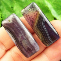 Подвески с камнем агат H58473