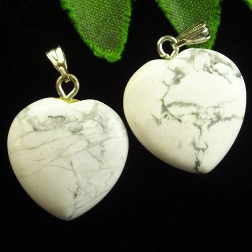 Подвески с камнем говлит H85103