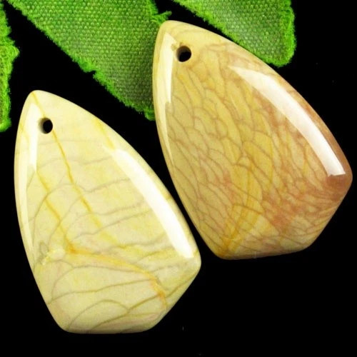 Подвески с камнем яшма H02524