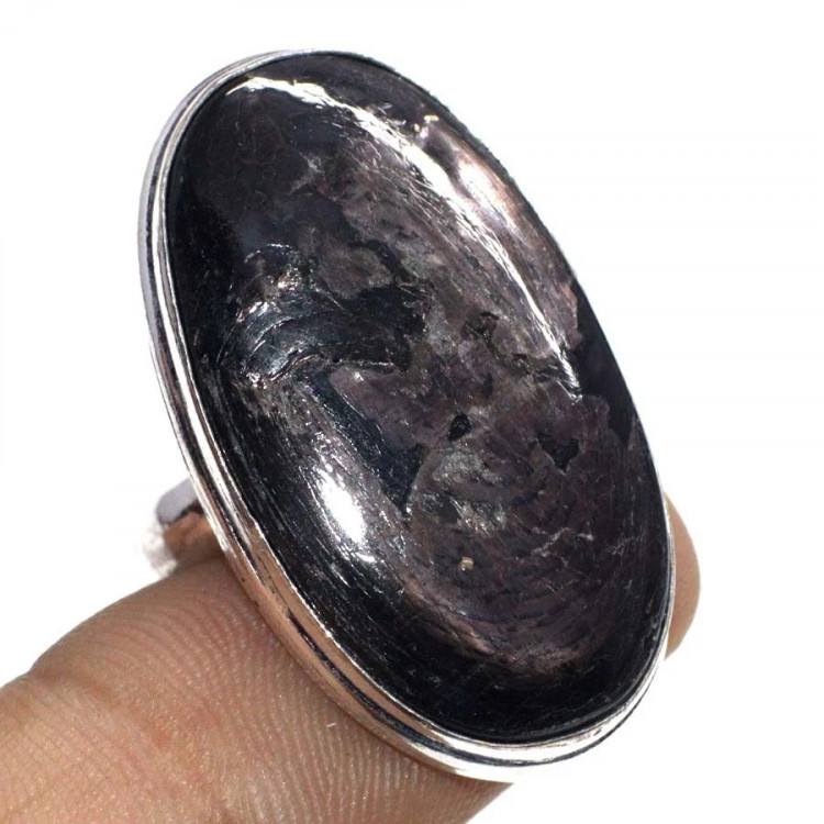 Кольцо с камнем гиперстен, 18.5 размер YES-59247