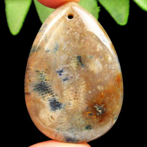 Подвеска с камнем хризантемовая яшма H53330