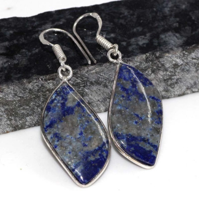 Серьги с камнем лазурит YES-50405