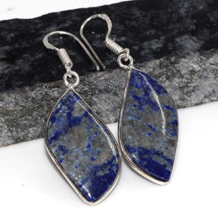 Серьги с камнем лазурит YES-50405