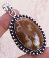 Подвеска с камнем яшма SB-02771