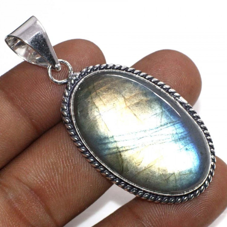 Подвеска с камнем лабрадорит YES-53467
