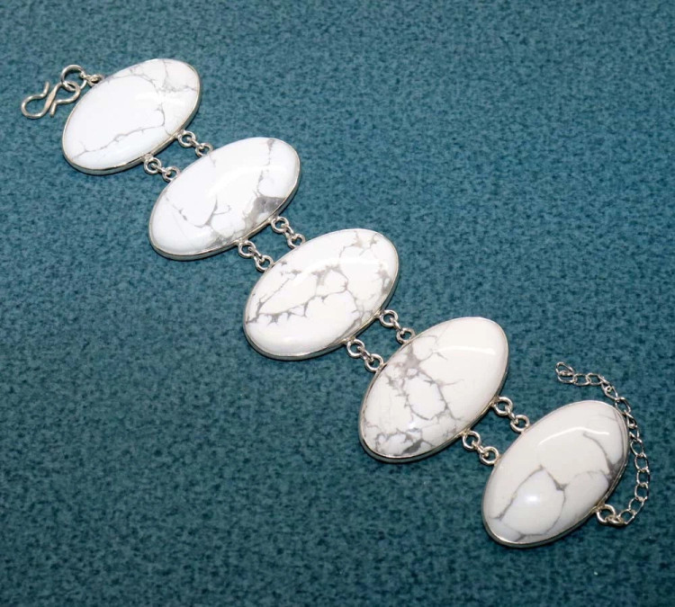 Браслет с камнем говлит WOW-50427