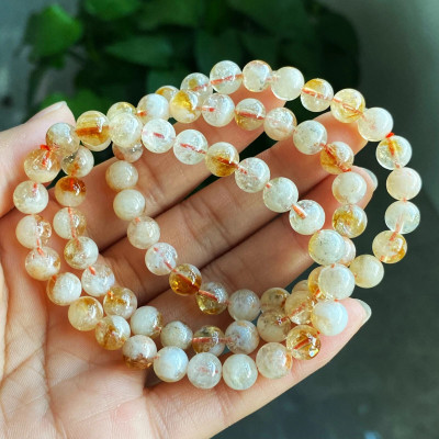 Браслеты с камнем цитрин CT-0202