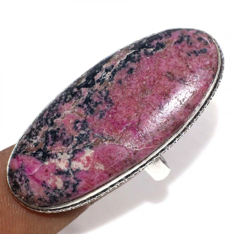 Кольцо с камнем кобальтовый кальцит, 20.5 размер YES-61482