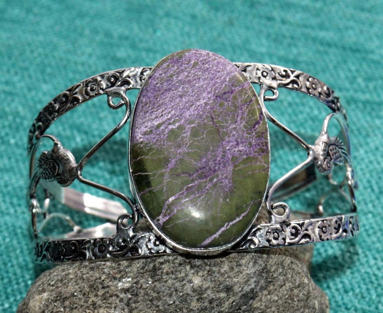 Браслет с камнем пурпурит YES-18414