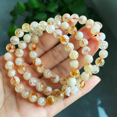 Браслеты с камнем цитрин CT-0203