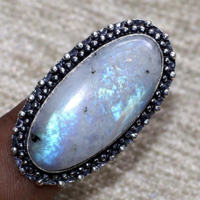 Кольцо с лунным камнем, 17 размер YES-37793