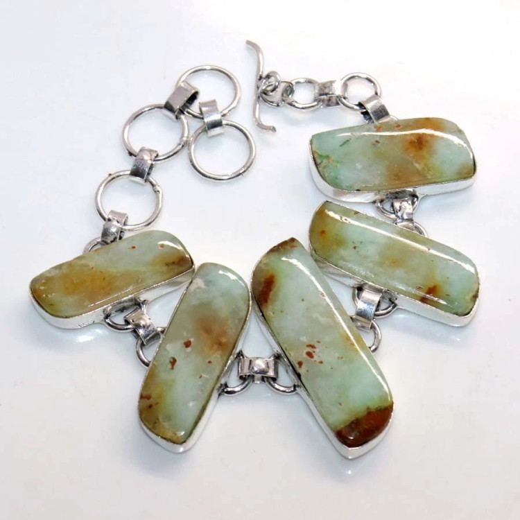 Браслет с камнем хризопраз WOW-27772