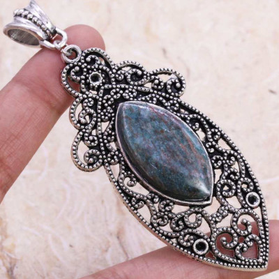 Подвеска с камнем апатит SB-08335