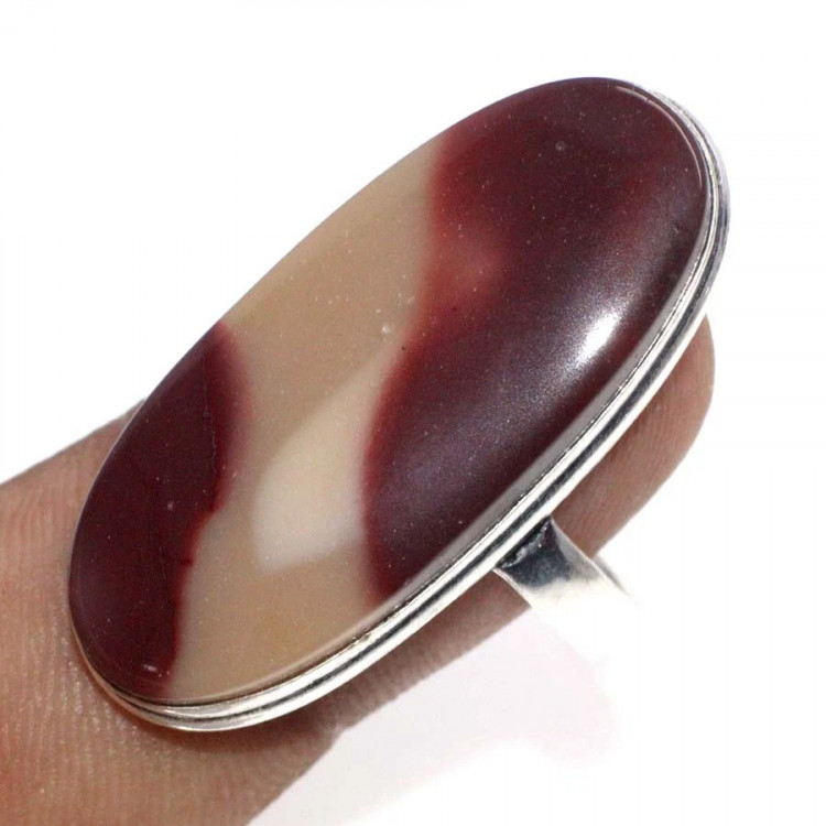 Кольцо с камнем мукаит, 19 размер YES-61562