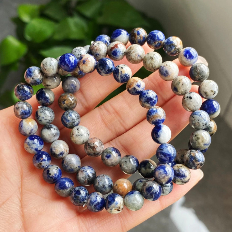 Браслеты с камнем содалит SD-0206