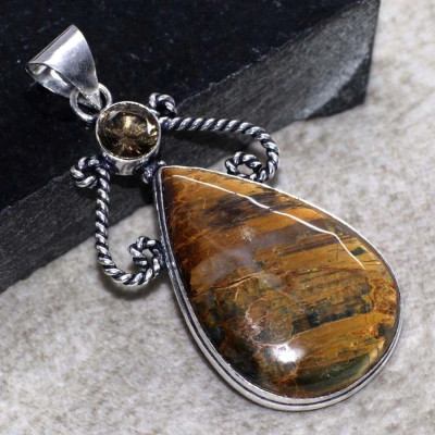 Подвеска с камнем петерсит YES-40414