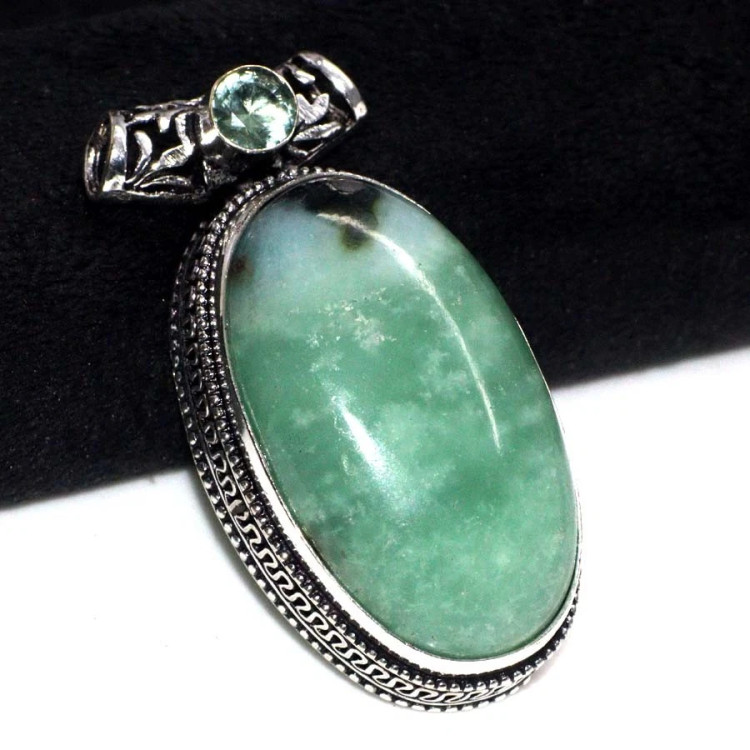 Подвеска с камнем гемиморфит YES-64140