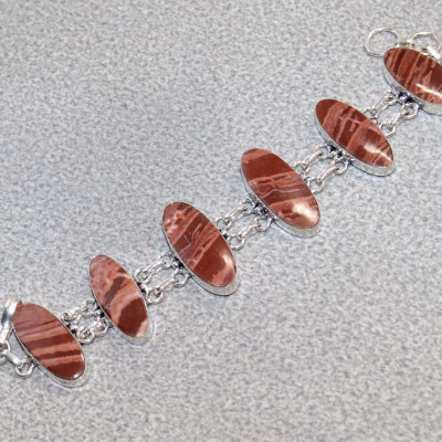 Браслет с камнем кокосовая яшма WOW-49596