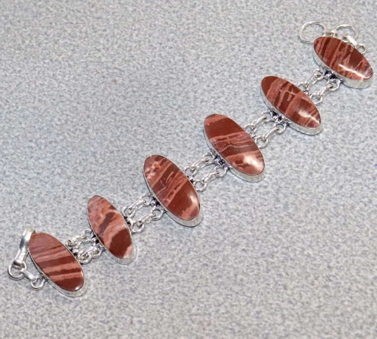 Браслет с камнем кокосовая яшма WOW-49596