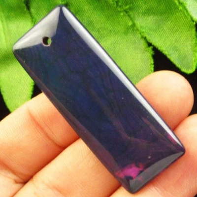 Подвеска с камнем агат вены дракона H64735