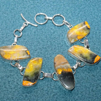 Браслет з камнем шмелиная яшма WOW-50966