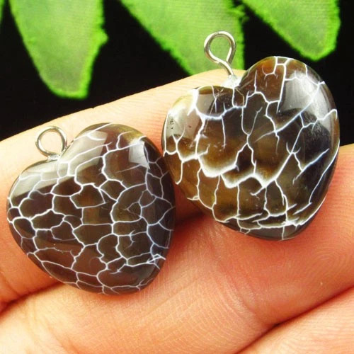Подвески с камнем агат H91762