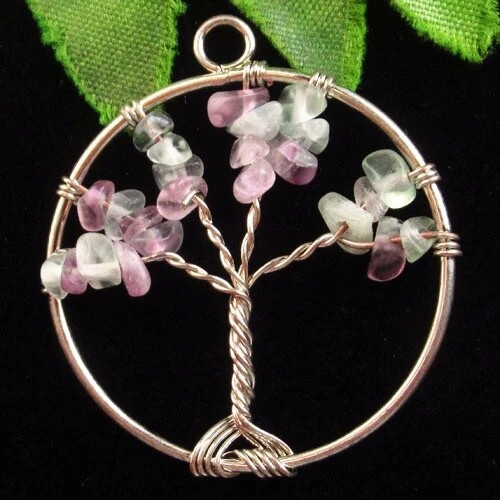 Подвеска с камнем флюорит H51599