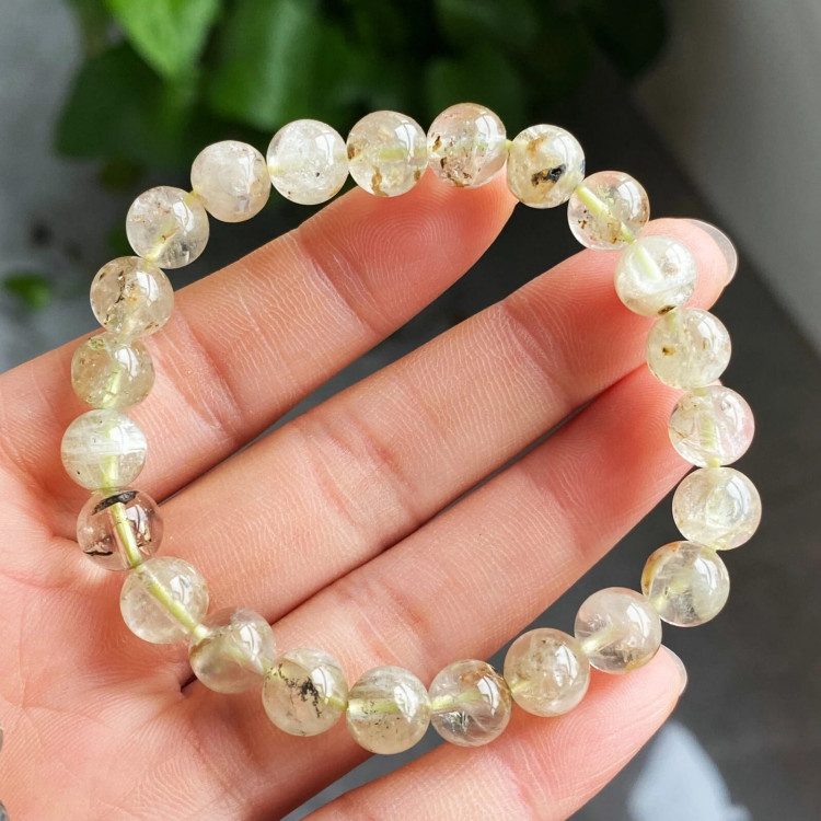 Браслет с камнем пренит PR-0403