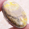 Кольцо с камнем шмелиная яшма, 17 размер SB-50590