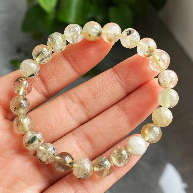 Браслет с камнем пренит PR-0404