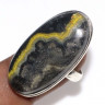 Кольцо с камнем шмелиная яшма, 18 размер YES-56192