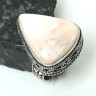 Кольцо с камнем сколецит,19 размер AR-84521