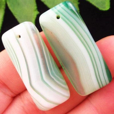 Подвески с камнем ботсванский агат H52447