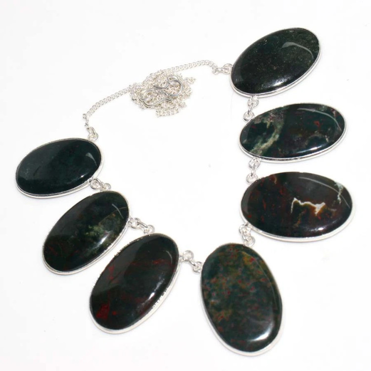 Ожерелье с камнем гелиотроп YES-80047