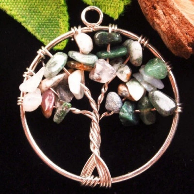 Подвеска с камнем агат H51382