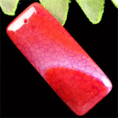 Подвеска с камнем агат вены дракона H89524