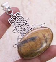Подвеска с камнем яшма SB-02347